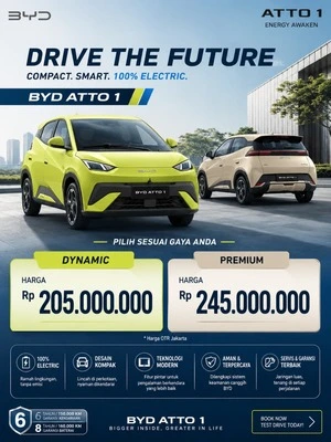 Harga byd atto 1 mei 2026